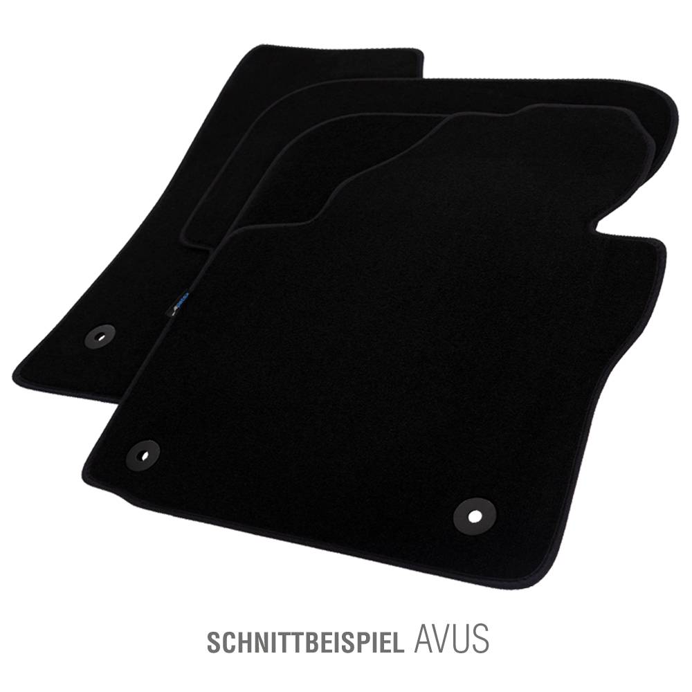 PETEX Passform-Autoteppich Qualtät Avus schwarz