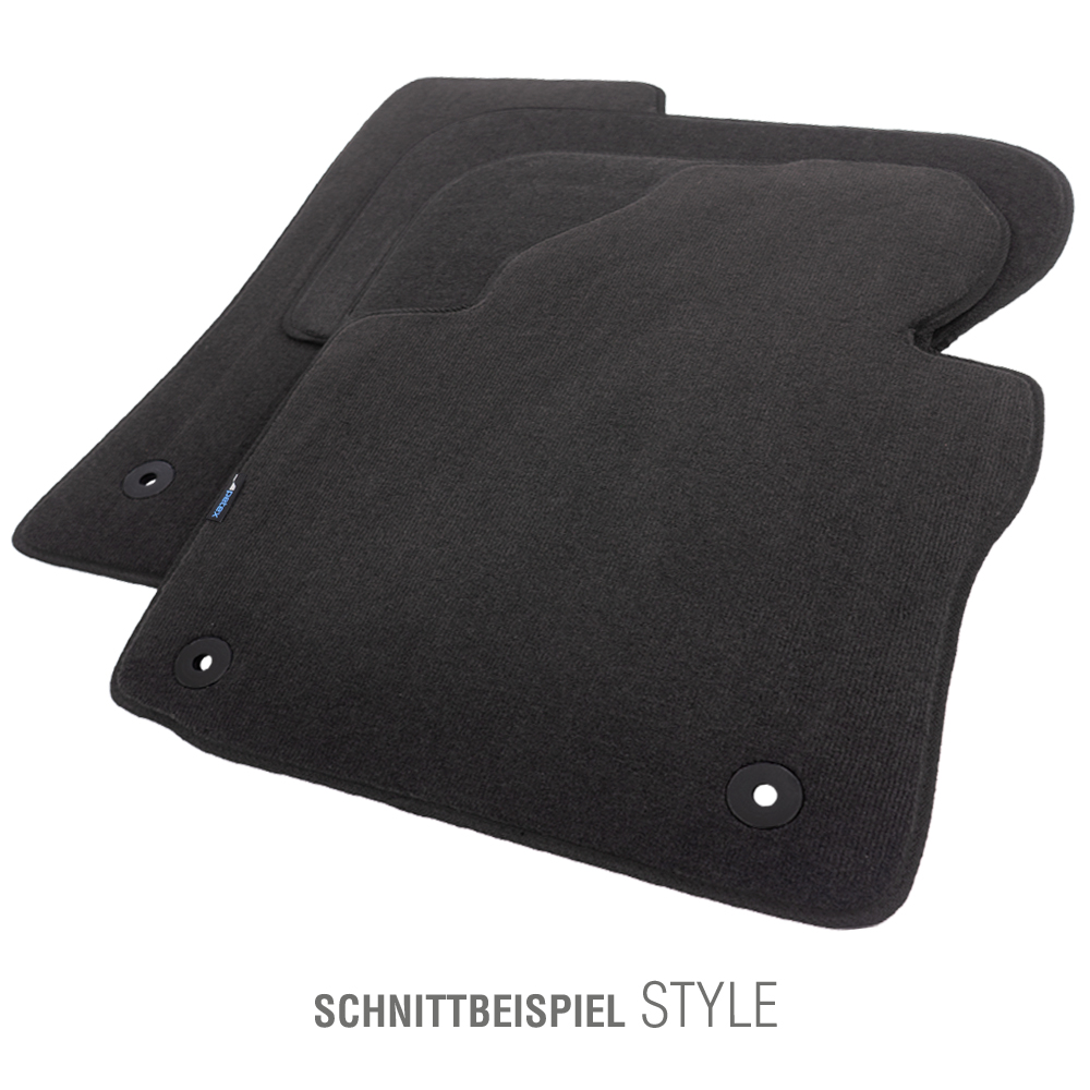 PETEX Passform-Autoteppich Qualtät Style graphit