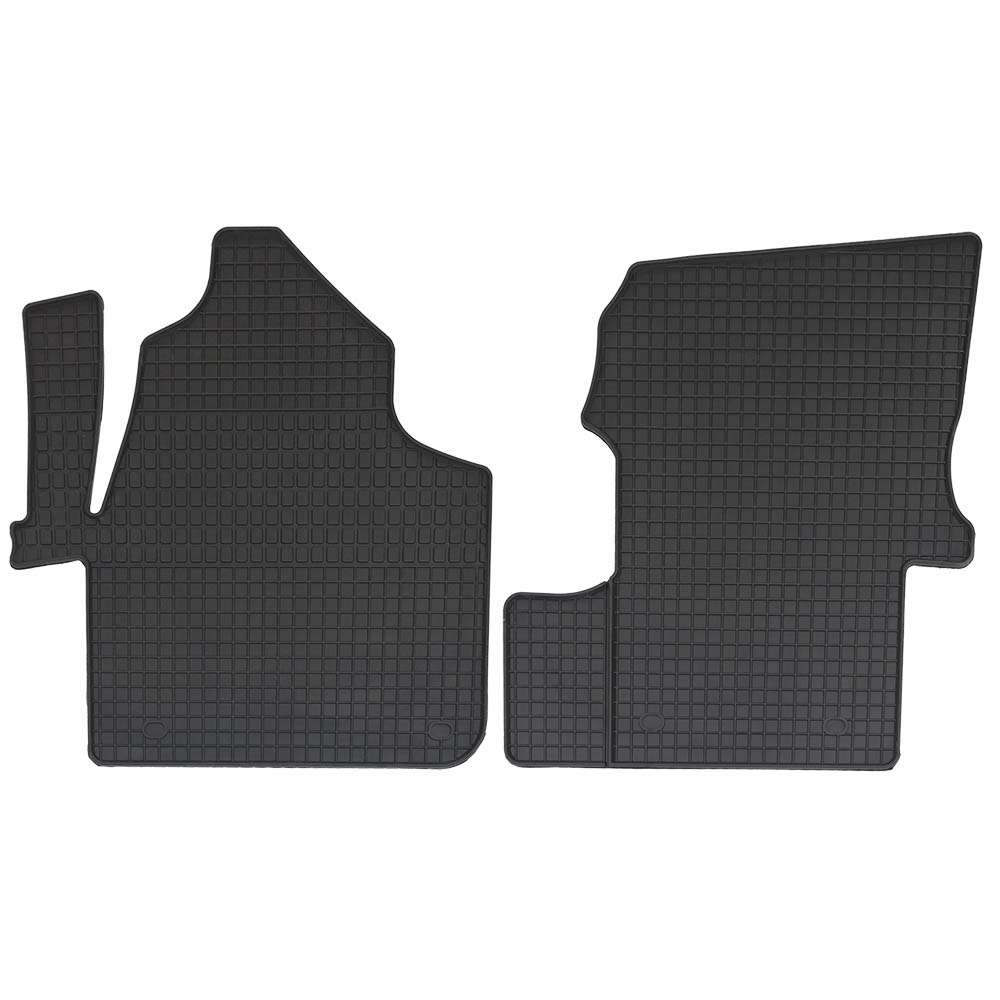 PETEX Gummimatte passend für Mercedes Sprinter ab 05/2006 bis 05/2018 Führerhaus 2 - 3 Sitzer schwarz