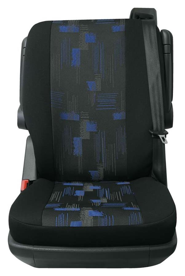 PETEX Sitzbezug Business Class Isar blau Einzelsitz_hinten
