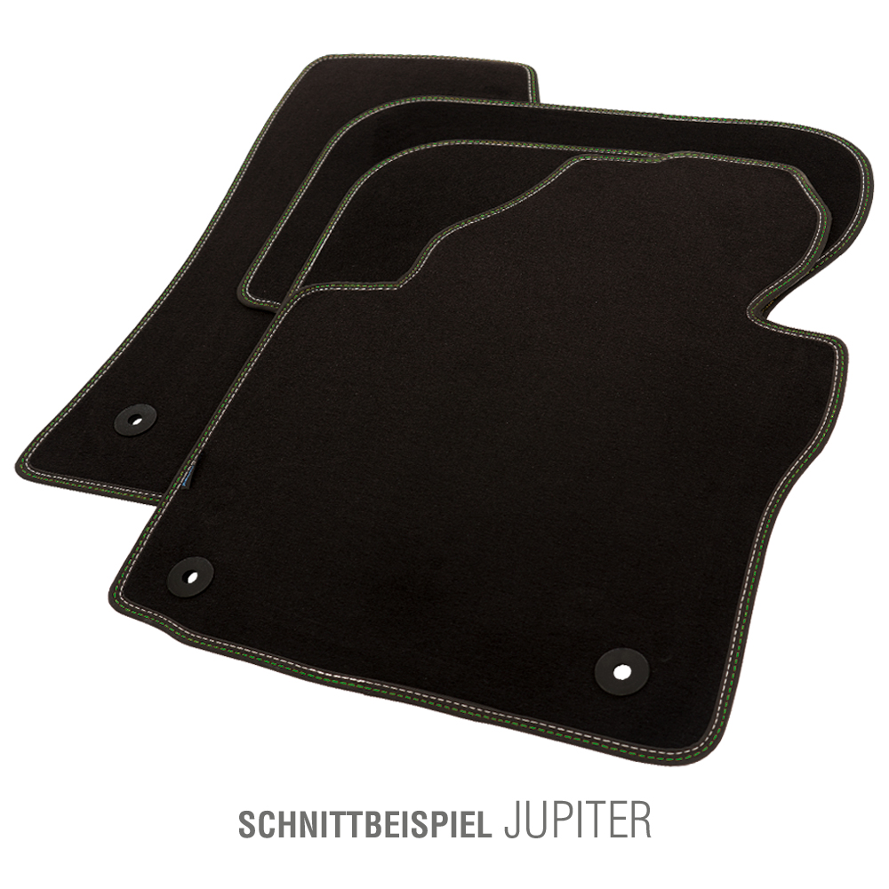 PETEX Passform-Autoteppich Qualtät Jupiter grün/silber