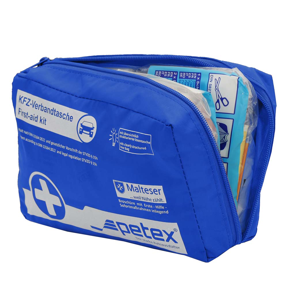 PETEX Sicherheitszubehoer Verbandtasche blau