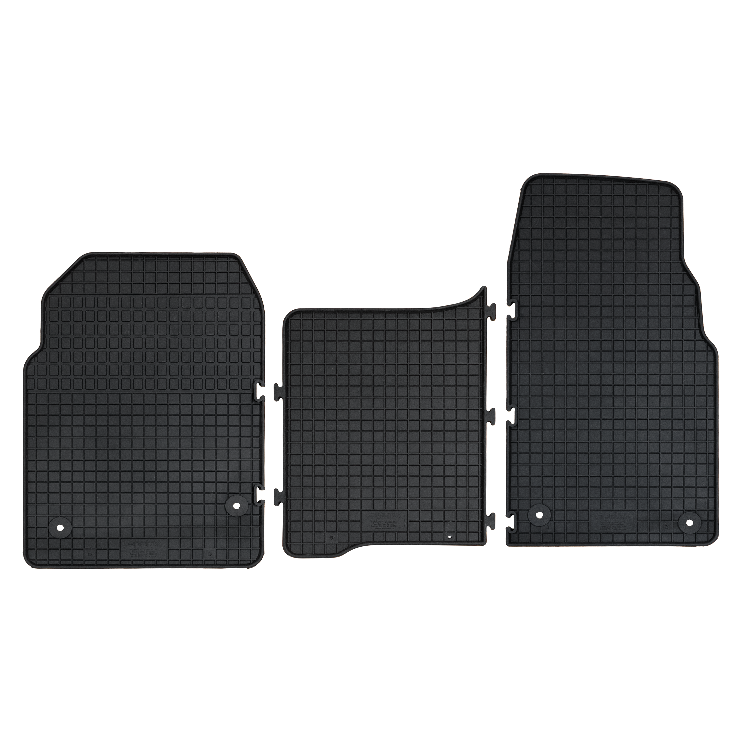 Gummimatte 3-teilig passend für
Ford Transit Custom ab 10/2023
