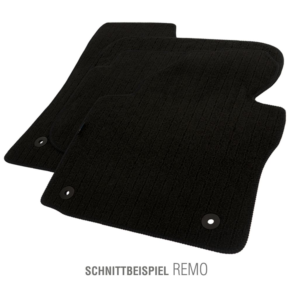 PETEX Passform-Autoteppich Qualtät Remo schwarz