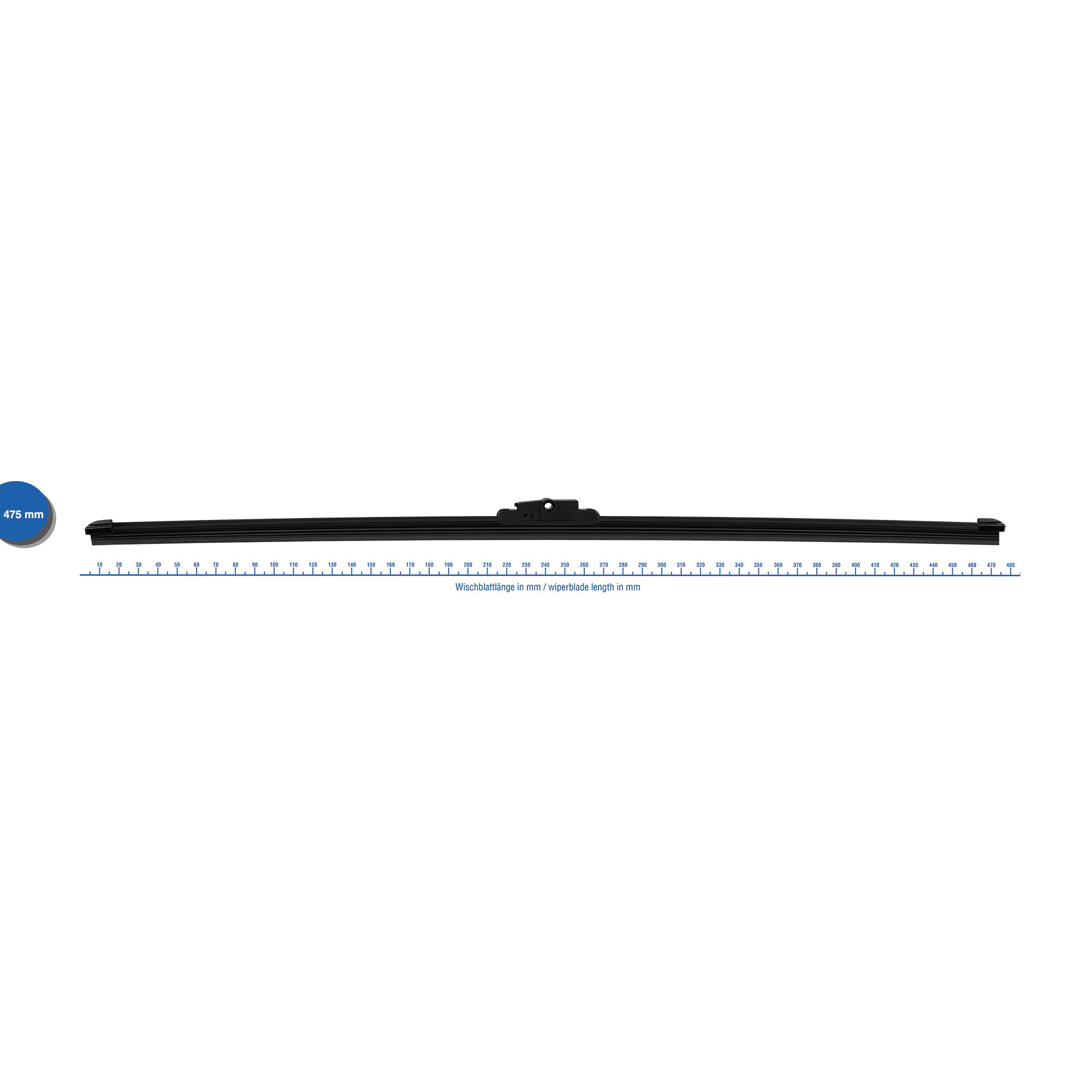 PETEX Flachbalkenwischer Universell passend Länge 475 mm