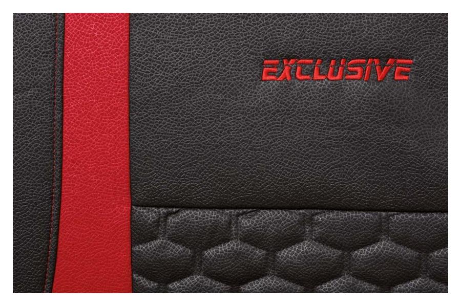 PETEX Sitzbezug Eco Class Exclusive rot Komplettset_SAB1-Vario-Plus
