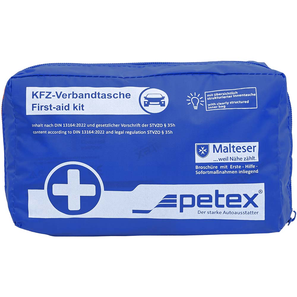 PETEX Sicherheitszubehoer Verbandtasche blau