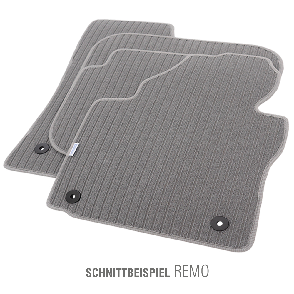 PETEX Passform-Autoteppich Qualtät Remo silber