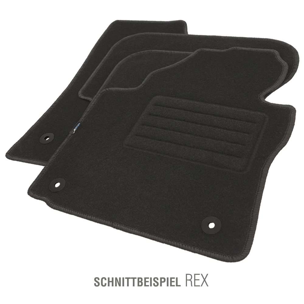 PETEX Universal-Autoteppich Qualtät Rex graphit 4-tlg.