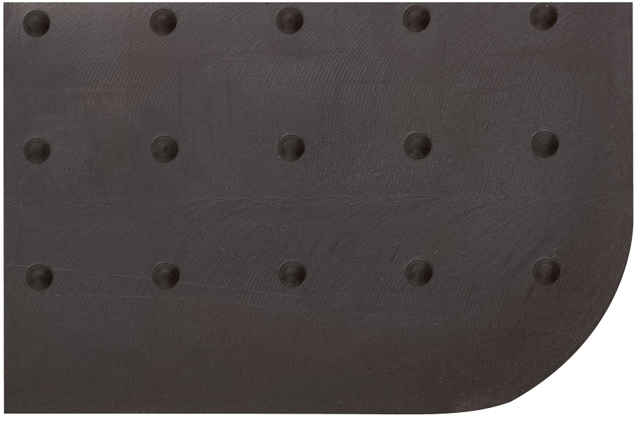 PETEX Gummimatte PKW Passform schwarz - Rückseite