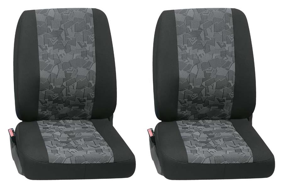 PETEX Sitzbezug Business Class Mosel grau Einzelsitz_2x_vorne_SAB