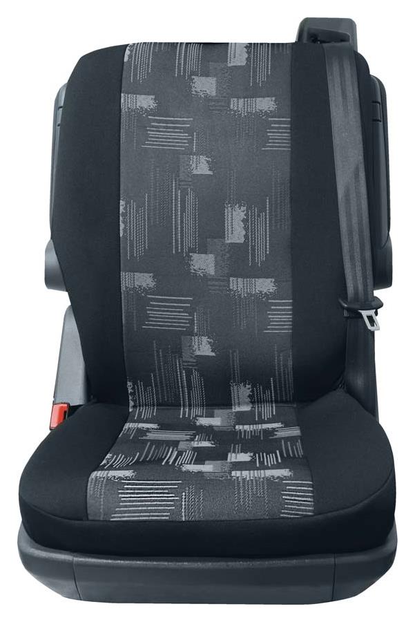 PETEX Sitzbezug Business Class Isar grau Einzelsitz_hinten
