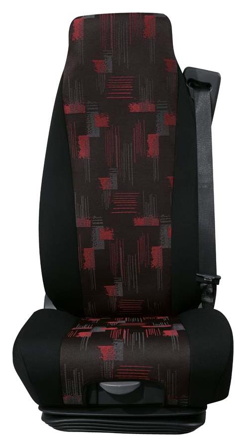 PETEX Sitzbezug Business Class Isar rot Einzelsitz_LKW_1