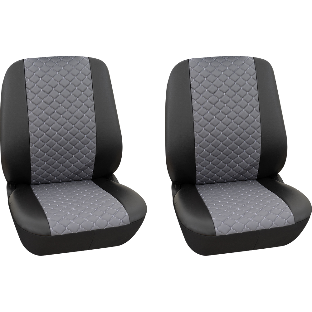PETEX Universal Einzelsitz/Einzelsitz vorne mit Sollreissnaht für VW T5/T6 Colorado grau