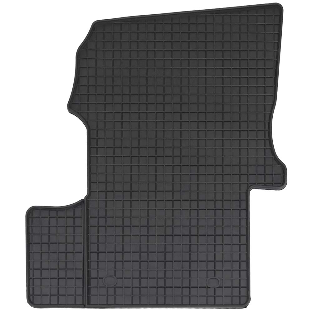PETEX Gummimatte passend für Mercedes Sprinter ab 05/2006 bis 05/2018 Führerhaus 2 - 3 Sitzer schwarz