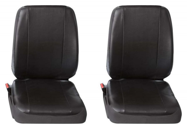 Profi4 2x Einzelsitz vorne 2-tlg. schwarz passend für VW Caddy Life ab  06/2004 bis 12/2007, Transporter und Kombis, Sitzbezüge, PETEX  Onlineshop