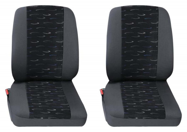 Profi2 2x Einzelsitz vorne 2-tlg. blau passend für VW Crafter ab 03/2017  bis jetzt, Transporter und Kombis, Sitzbezüge, PETEX Onlineshop