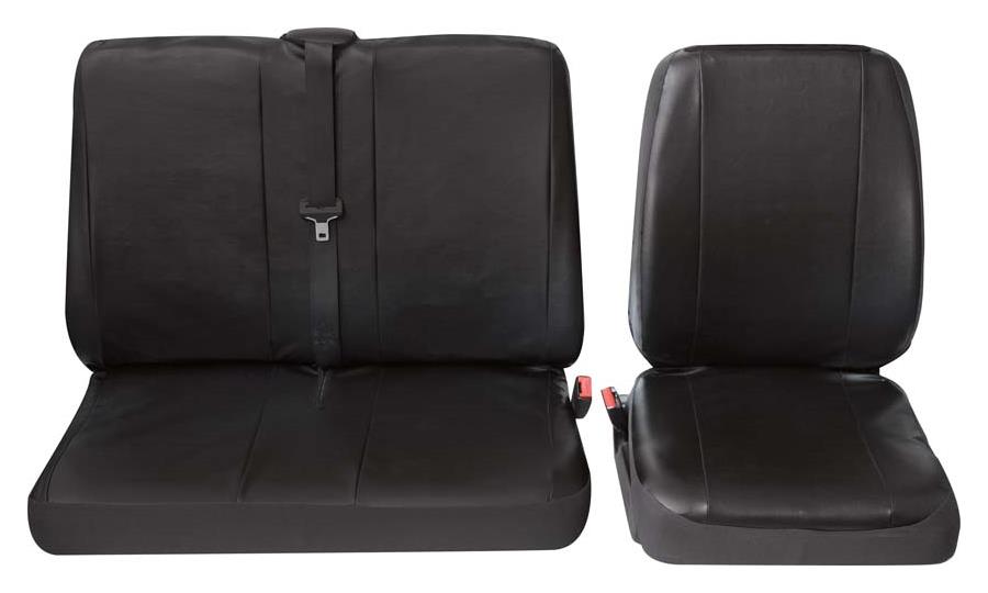 Profi4 Einzelsitz/Doppelsitz Transporter schwarz | und vom | vorne PETEX Hersteller direkt Onlineshop | Autozubehör Sitzbezüge Kombis | 3-tlg